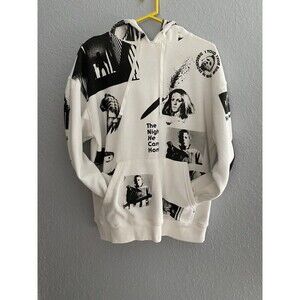 John Carpenters Halloween Hoodie Sweatshirt Size M White Long Sleeve Mike Myers